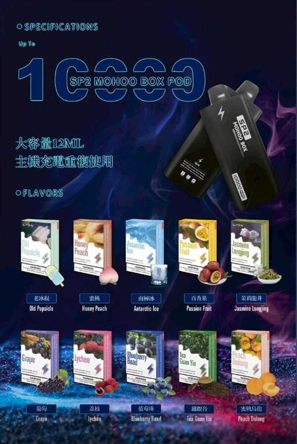 Tokyo Mohoo Box魔盒主機 SP2通用款 (1) Tokyo Mohoo Box魔盒主機 SP2通用款 魔盒主機拋棄式菸蛋一次性加熱菸小油悅客SP2